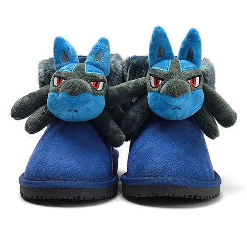 [Pokémon]포켓몬스터 키즈&주니어 캐릭터 부츠 POK3513 - 루카리오 - 18.0cm