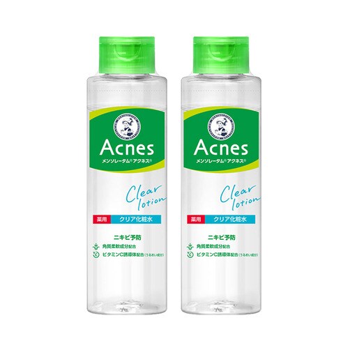 [Acnes] 멘소레담 아크네스 약용 클리어 화장수 180mL  x 2개세트