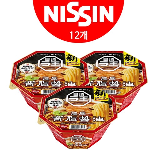 [NISSIN] 닛신 라오 라왕 세아부라간장 113g x 12개