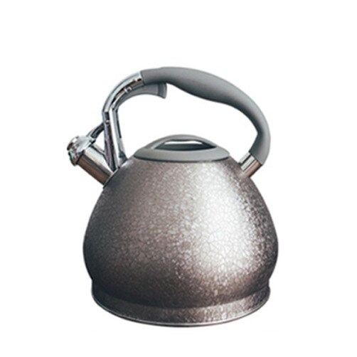 소리나는 가열 주전자 휘슬울림 스테인리스 가열포트 - 실버