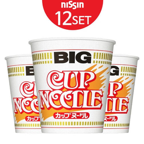 [NISSIN] 닛신 컵누들 오리지널 BIG사이즈 101g x12개 세트