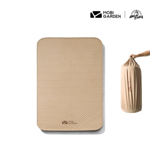 Mobi Garden 모비가든 자동 충전 에어매트 아웃도어 에어매트 커버 9cm 1인 2인용 방습 에어침대 - 2인용 에어매트 (커버미포함)