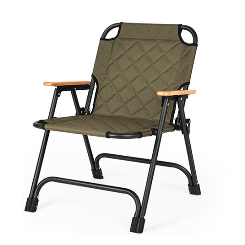 SunnyFeel 아웃도어 캠핑 2인용 접이식 의자 1인용 캐주얼 알루미늄 체어 - 1인용_그린