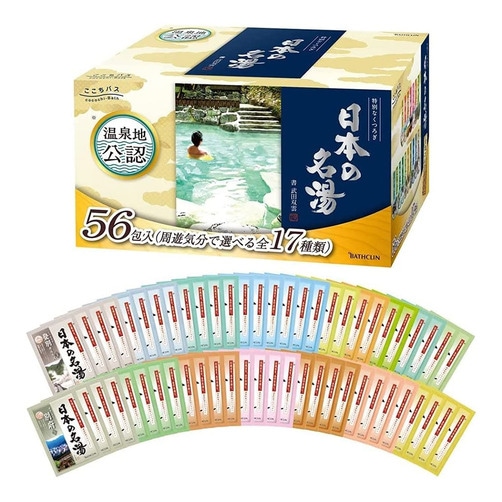 [코코치바스] 일본의 유명 온천 입욕제 18종 30g 56P