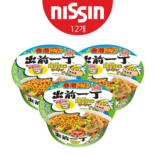 [nissin] 닛신 데마에잇초 돈부리 지로우맛 90g  12개