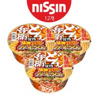 [nissin] 닛신 돈베이 미소버터 크림우동 88g 12개
