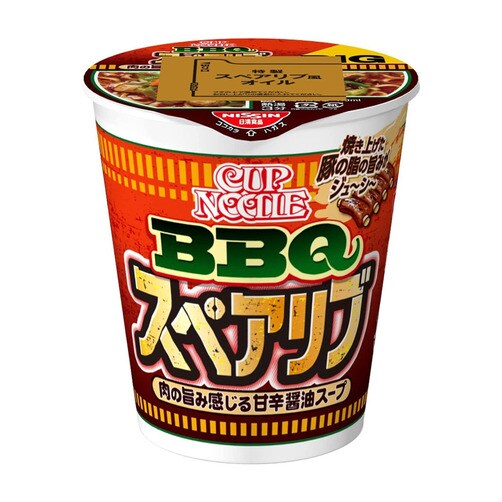 [nissin] 닛신 컵누들 BBQ 스페어립 빅 100g 12개