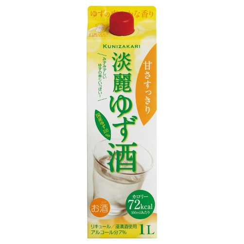 쿠니자카리 유자 사케 1000ml 관부가세 주세 교육세 배송비 포함
