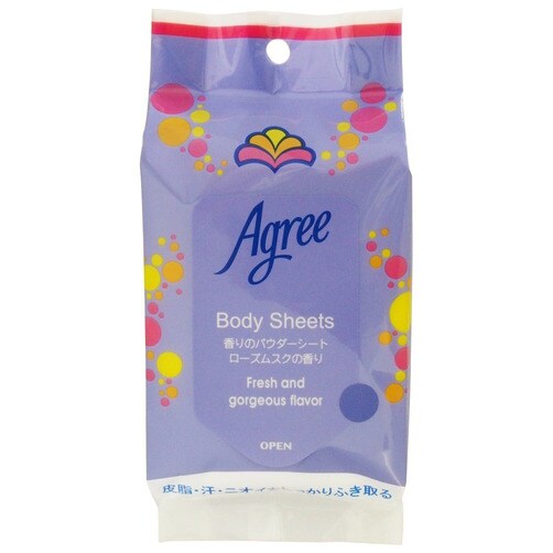 [어그리] 프레그런스 바디시트 20매 - 로즈무스크향