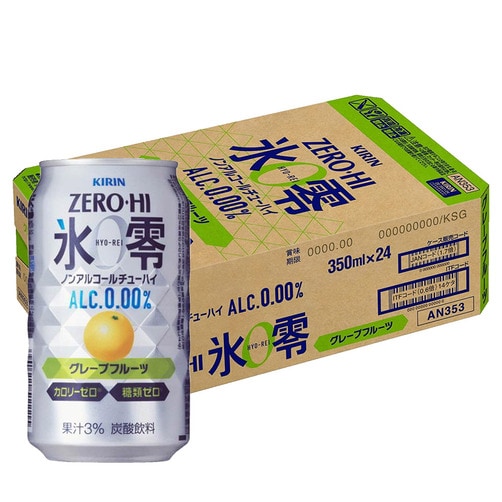 [KIRIN] 기린 효레이 논알코올 츄하이 그레이프후르츠 350ml 24개