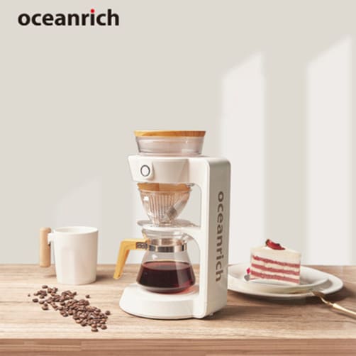 [oceanrich] 오션리치 오토드립 커피머신 자동회전 커피머신 커피메이커 F2