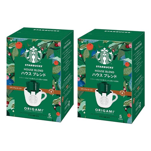 [starbucks] 일본 스타벅스 오리가미 퍼스널 드립 커피 하우스 블렌드 5P 2박스