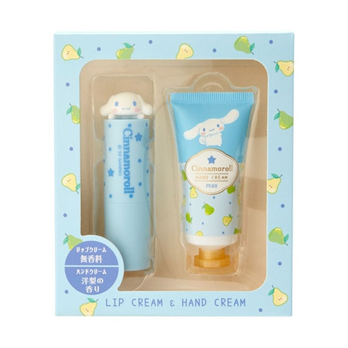 [sanrio] 산리오 캐릭터 립크림&핸드크림 세트 - 시나모롤