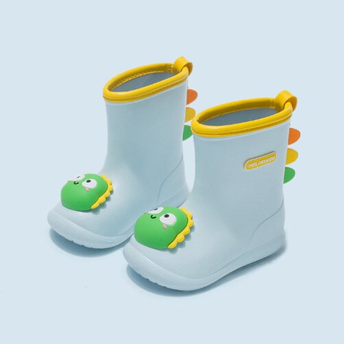 3D 입체 캐릭터 남녀 레인부츠 장화 - 스카이블루140