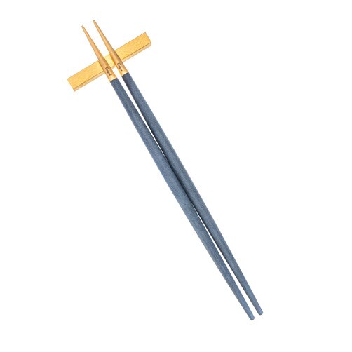 큐티폴 고아 블루 골드 젓가락