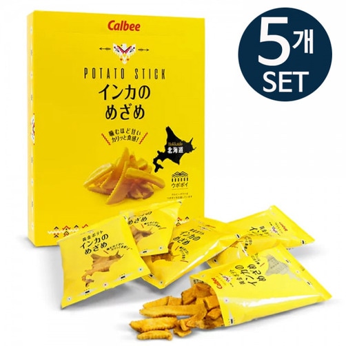 [calbee] 카루비 POTATO STICK 포테이토 스틱 잉카노메자메 8개입 5개세트