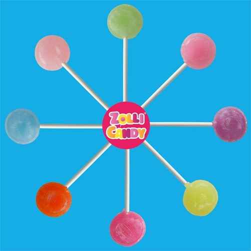 자일리톨로 만든 무설탕 캔디, 졸리팝스 비건 롤리팝 대용량, 850g
