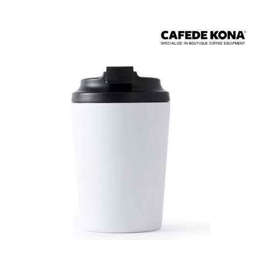 CAFEDE KONA  휴대용 커피텀블러 휴대용 보온병 240ML - 화이트