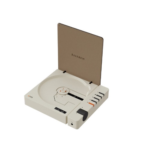 Syitren 휴대용 CD 플레이어 R300  감성 블루투스 스피커 - 화이트