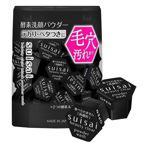[kanebo] 가네보 suisai 뷰티 클리어 블랙 파우더 워시 32개입