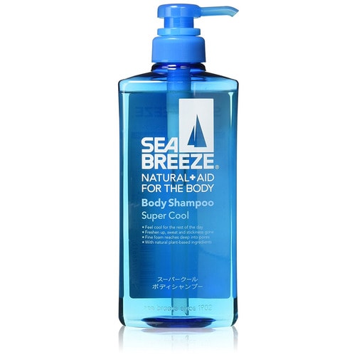 [SEABREEZE] 씨브리즈 NATURAL+AID FOR THE BODY 바디샴푸 시리즈 - 슈퍼 쿨 본체 600ml