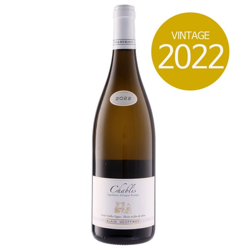 도멘 알랭 조프루아 샤블리 뀌베 비에이 비뉴 엘레베 앙 퓌드쉔 2022 750ml 관부가세 주세 교육세 배송비 포함