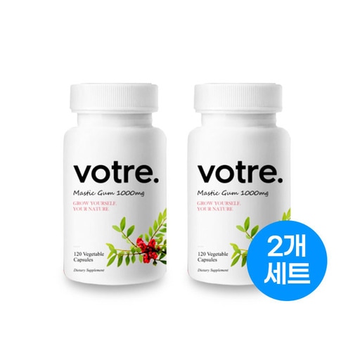 보트레 매스틱검 1000mg 120정 * 2세트