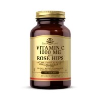 Solgar Vitamin C 1000mg wtih Rose Hips, 100 tabs