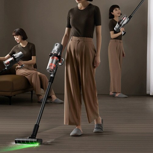 Deerma 디어마 광학 먼지 검출 가정용 차량용 청소기 강력한 흡입 무선 스틱형  진공청소기 진드기제거 T30