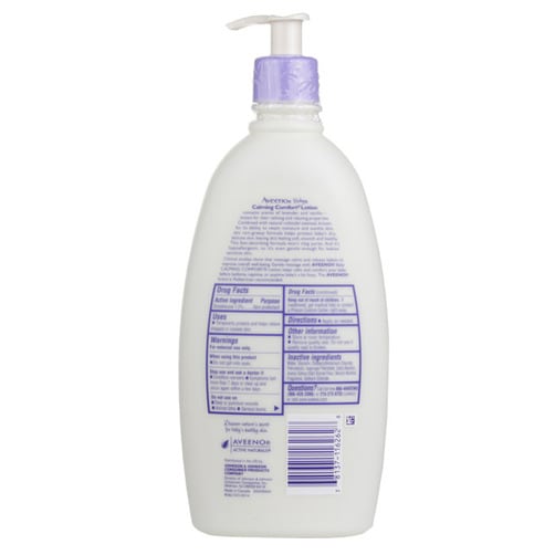 아비노 베이비 카밍 컴포트 저자극 로션 라벤더 & 바닐라 향, 18 fl oz/532ml