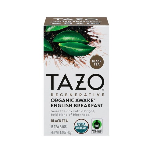 타조 유기농 어웨이크 잉글리쉬 블랙퍼스트 블랙티 16개입
