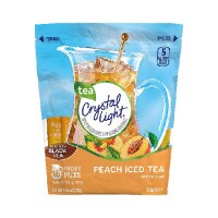 크리스탈 라이트 피치 아이스티 파우더 드링크 믹스 4.55온스