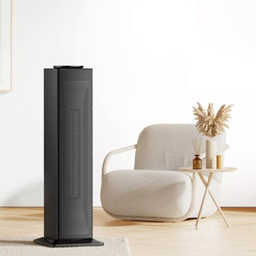 [DOUHE] 스탠드형 온풍기 전기히터 DH-QH13 - 블랙_리모컨버전