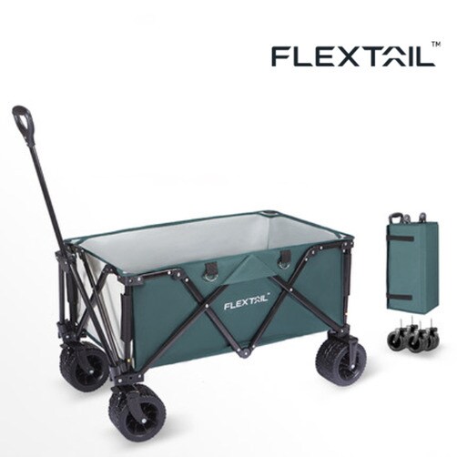 FLEXTAIL 캠핑웨건 접이식 수레 웨건 - 웨건 단품(우드상판 미포함)