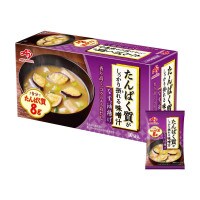 [AJINOMOTO] 아지노모토 단백질을 제대로 섭취할 수 있는 미소시루 시리즈 - 가지와 유부 15.9g 10개입