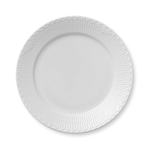 [로얄코펜하겐] 화이트 플루티드 하프레이스 27cm