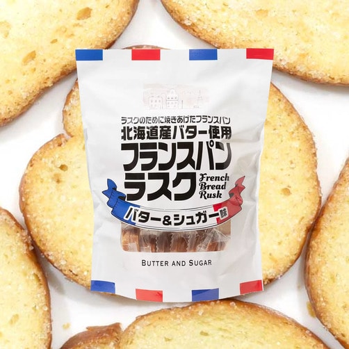 홋카이도 버터를 듬뿍 사용한 바게트 러스크 36개입
