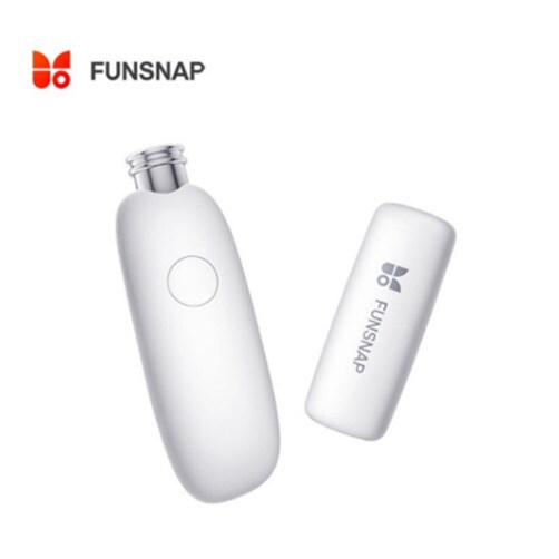 Mic Tok 야외 방송 마이크, 집게형 마이크 - 화이트