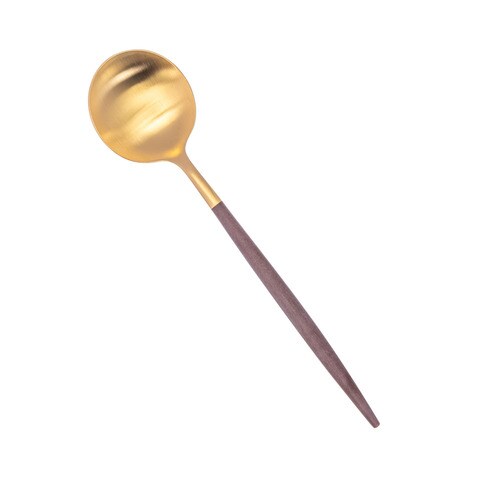 큐티폴 고아 브라운 골드 테이블 스푼