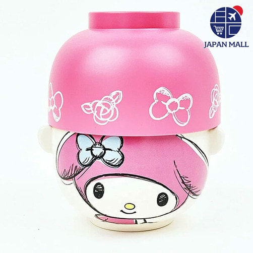 산리오 캐릭터즈  국그릇 밥공기 세트 4종시리즈 - 마이멜로디