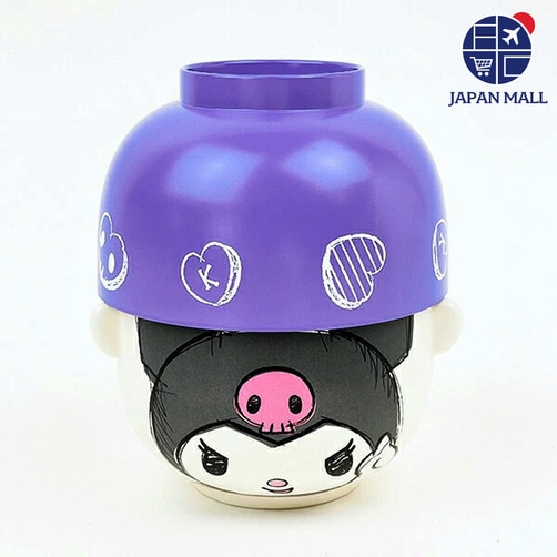 산리오 캐릭터즈  국그릇 밥공기 세트 4종시리즈 - 쿠로미