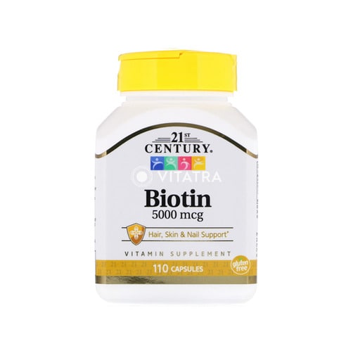 21st 센트리 고함량 비오틴 5000mcg , 삼키키 편한 캡슐 110정