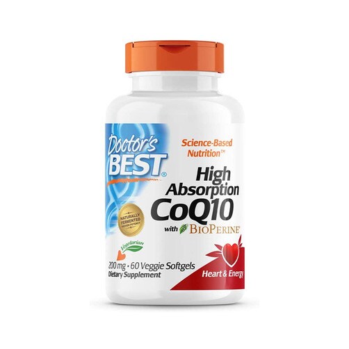닥터스베스트 흡수율이 높은 코큐텐 200mg with 바이오페린, 60 베지소프트젤