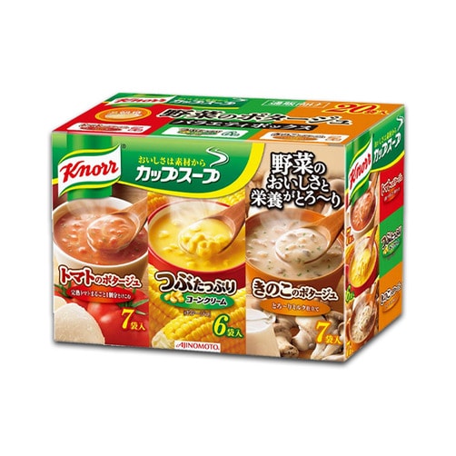 [크노르] 컵스프 <토마토&콘&버섯> 20개입 세트