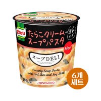 [크노르] 스프 DELI <명란 크림 스프 파스타> 6개 세트