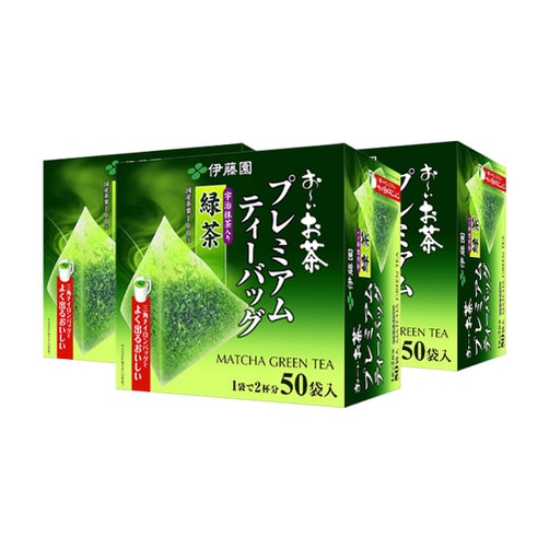 itoen puremiamu ti Bag Green Tea 50 x 3 set