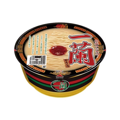 일본 후쿠오카 대표 라면! 이치란 돈코츠 라멘 인스턴트 라면 시리즈 - 컵라면 1개