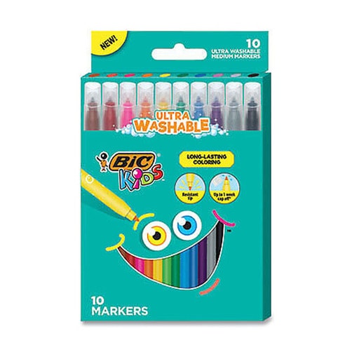 빅키즈 지워지는 마커 미디움 10가지 색상