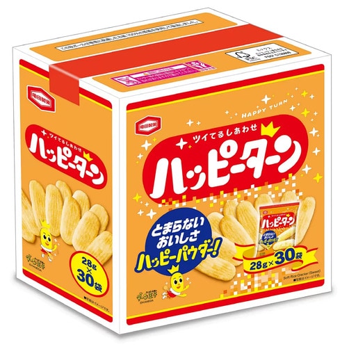 [카메다제과] 핫피탄 쌀과자 1BOX (28g x 30봉지)