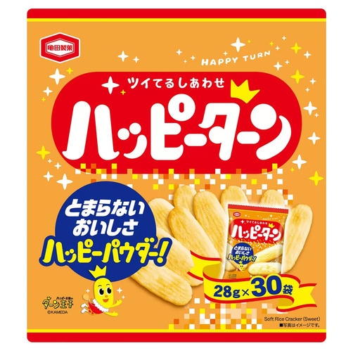 [카메다제과] 핫피탄 쌀과자 1BOX (28g x 30봉지)